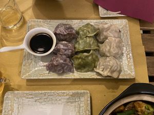Steamed dumplings  at Su Guan in Florence