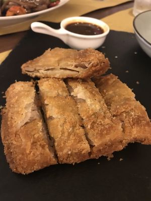 Fried Taro  at Su Guan in Florence