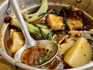 Spicy vegetables   at Su Guan in Florence