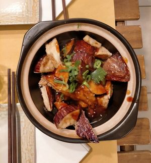 Melanzane fritte in salsa at Su Guan in Florence