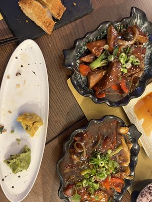 We had already finished most of the great dimsum, before taking this picture.  at Su Guan in Florence