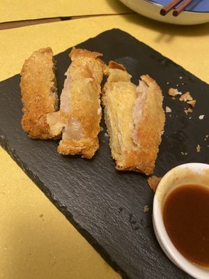 vegan tonkatsu   at Su Guan in Florence