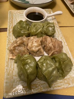 vegetable dumplings   at Su Guan in Florence