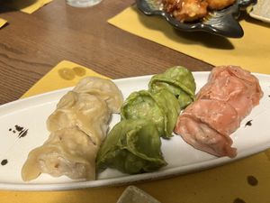 Delicious dumplings  at Su Guan in Florence