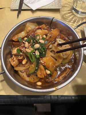 Spicy hot pot  at Su Guan in Florence