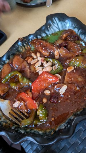 Spicy seitan at Su Guan in Florence