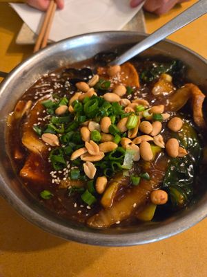 Tofu with veggies amazing at Su Guan in Florence