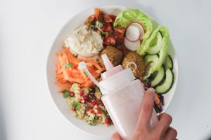 Middle eastern Streetbowl  at VetoMeato in London