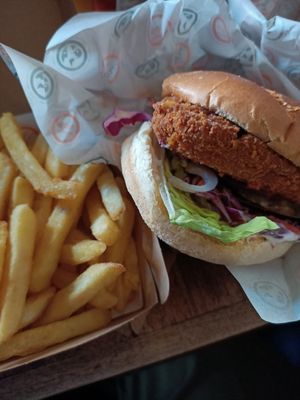 Burger at VetoMeato in London