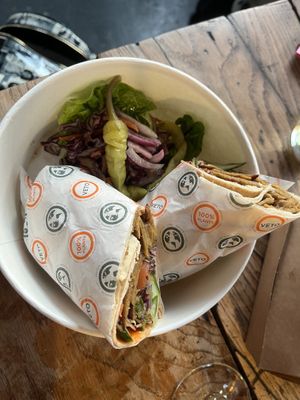 seitan kebab   at VetoMeato in London