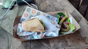 (I already ate halve) at VetoMeato in London