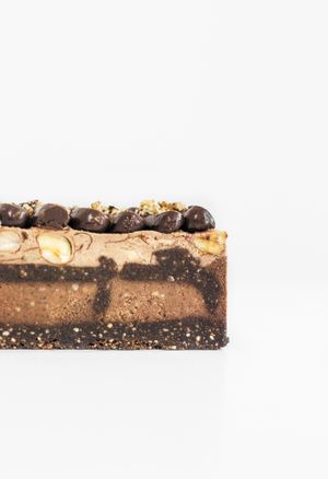 raw "nutella" cake at Zdrawo in Split