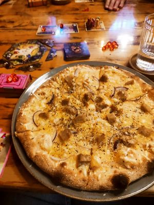 Pizza at Goodtime Games in Manchester