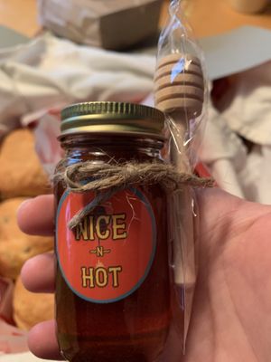 Delicious honey   at NICE Biscuit in Syracuse