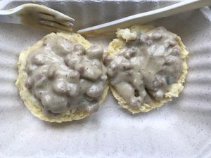Biscuit and gravy   at NICE Biscuit in Syracuse