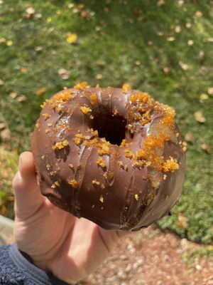 Chocolate orange donut   at NICE Biscuit in Syracuse