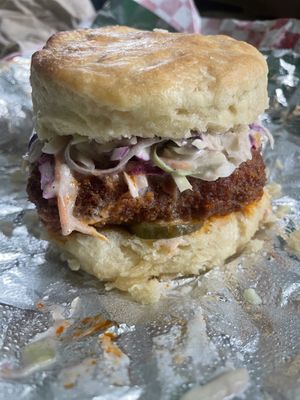 Buffalo Chicky baby 🙌🏽  at NICE Biscuit in Syracuse