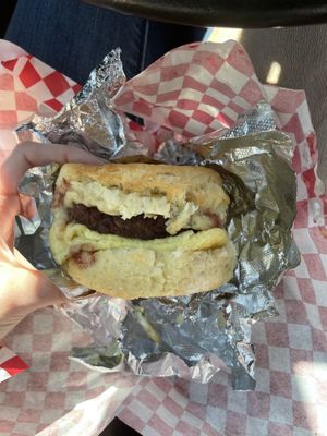 Spicy strawberry jam?!  at NICE Biscuit in Syracuse