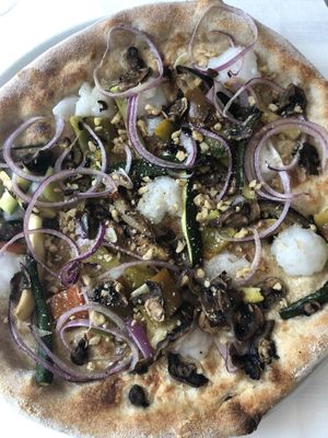 Chicca Vegana pizza at Il Melograno in Palmanova