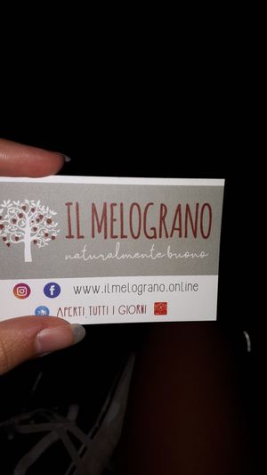 biglietto da visita at Il Melograno in Palmanova