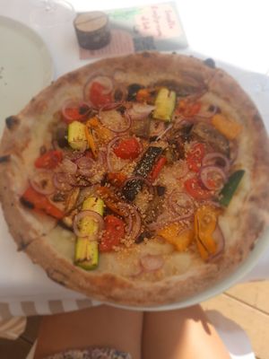 Pizza chicca vegana at Il Melograno in Palmanova