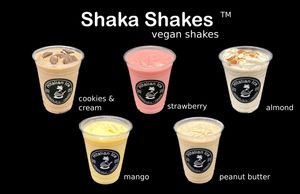 Introducing Shaka Shakes made from our vegan gelato and oat milk base. at HItalian Ice in Honolulu