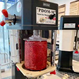 Frutti di Bosco (mixed berries) ice block at HItalian Ice in Honolulu