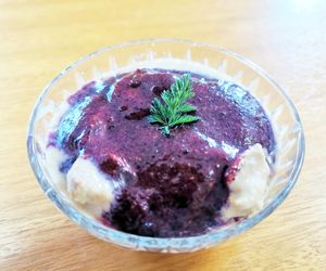 Blueberry Trifle at Beehive Community Services in Narbethong