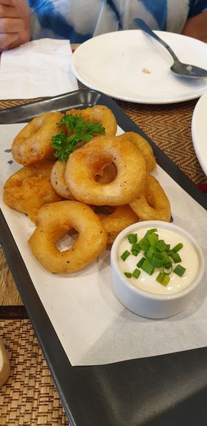 Fried calamari at The Vegano Bistro in Chiang Mai