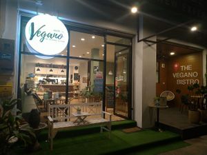 The resturant at The Vegano Bistro in Chiang Mai