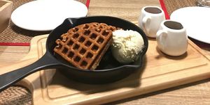 Waffle  at The Vegano Bistro in Chiang Mai