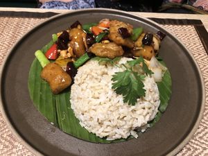 Cashew Nut Rice  at The Vegano Bistro in Chiang Mai