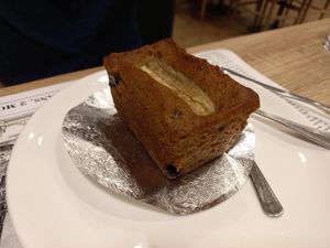 Banana cake at The Vegano Bistro in Chiang Mai