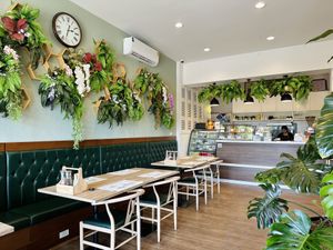 Restaurant interior  at The Vegano Bistro in Chiang Mai