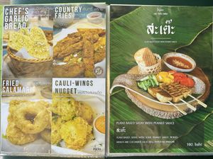 Menu  at The Vegano Bistro in Chiang Mai