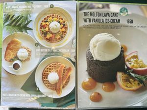 Menu  at The Vegano Bistro in Chiang Mai