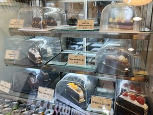 Pretty cakes 🍰  at The Vegano Bistro in Chiang Mai