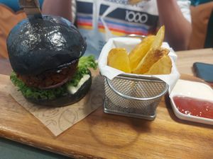 Wimpy burger at The Vegano Bistro in Chiang Mai