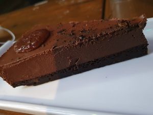 Chocolate cake  at Veganarsist Kadıköy - Osmanağa in Istanbul