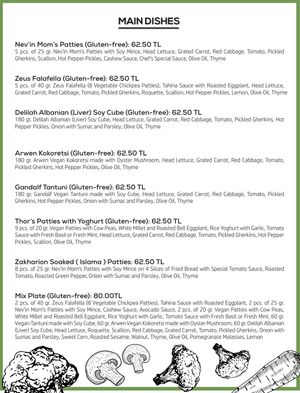 Menu as of Dec 2021, page 6 at Veganarsist Kadıköy - Osmanağa in Istanbul