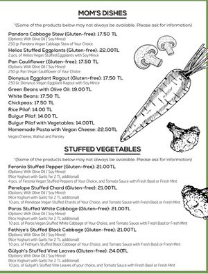 Menu as of Dec 2021, page 7 at Veganarsist Kadıköy - Osmanağa in Istanbul