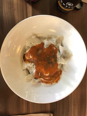 Dumplings  at Veganarsist Kadıköy - Osmanağa in Istanbul