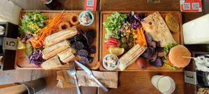 combo and diva plates at Veganarsist Kadıköy - Osmanağa in Istanbul