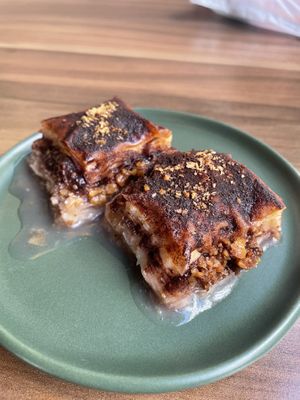 Baklava with coconut and chocolatee  at Veganarsist Kadıköy - Osmanağa in Istanbul