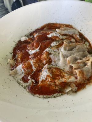Ravioli dumplings   at Veganarsist Kadıköy - Osmanağa in Istanbul