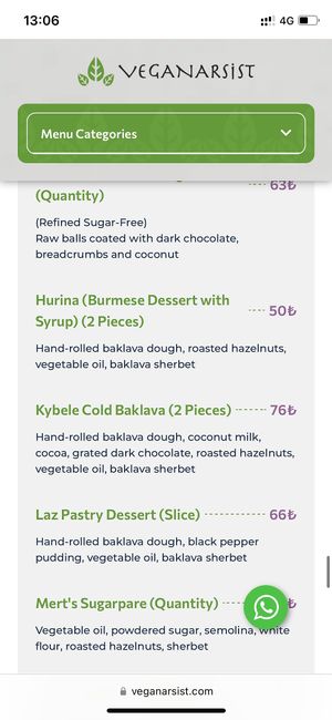   at Veganarsist Kadıköy - Osmanağa in Istanbul