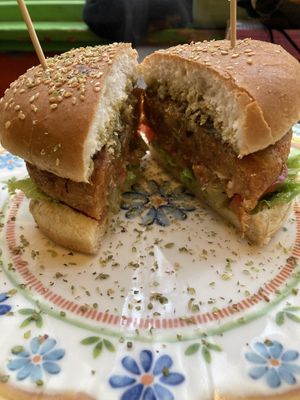 Narcissist Burger  at Veganarsist Kadıköy - Osmanağa in Istanbul