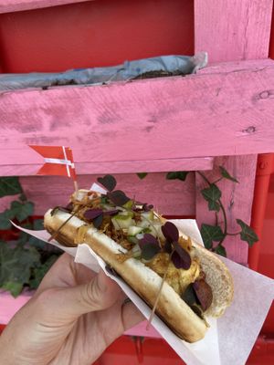 Vegan Hotdog 🌭  at Nordic Hotdog in Copenhagen