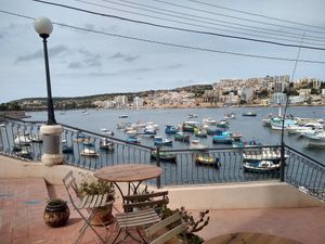 View from the terrace at Il-Veccja in St Pauls Bay
