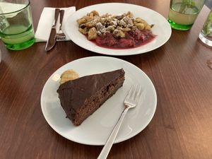 Kaiserschmarn & Sacher Torte at Velani in Vienna